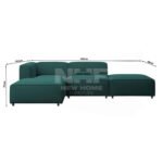 Bareback Elegant L-Shape Sofa - Image 7