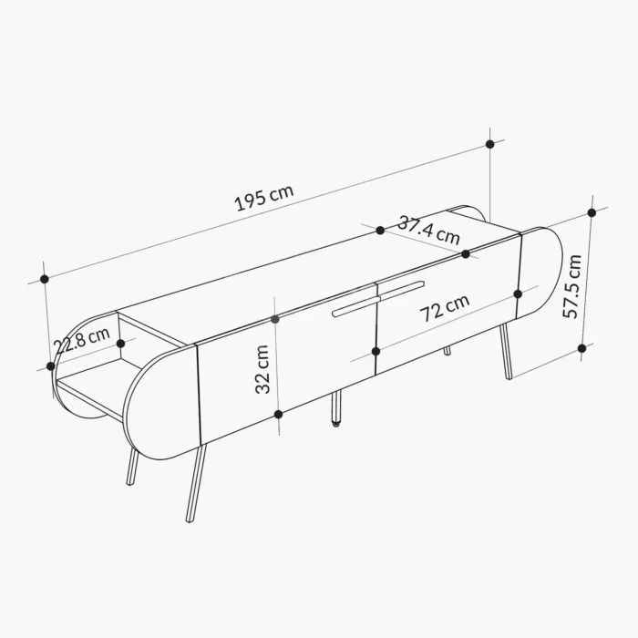 Capsule Space-Saving TV Unit - Image 14