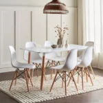 Daphne Spacious 6-Seater Dining Set - Image 5