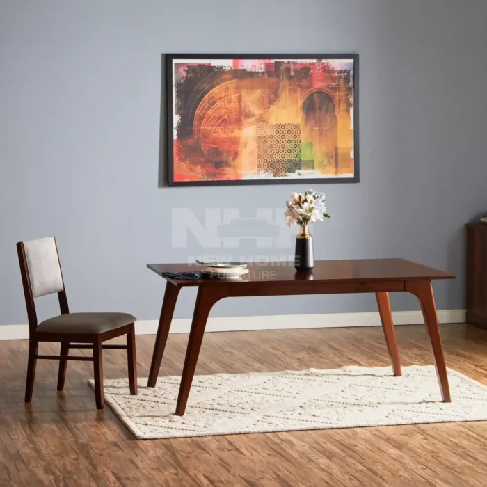 Evon Minimalist 6-Seater Dining Set - Image 2