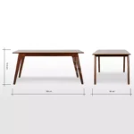 Evon Minimalist 6-Seater Dining Set - Image 7