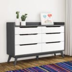 Modern Mid-Century 6-Drawer Dresser - Image 3