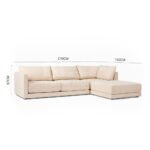Pawnee Luxe 3-Piece Ottoman Sectional - Image 3