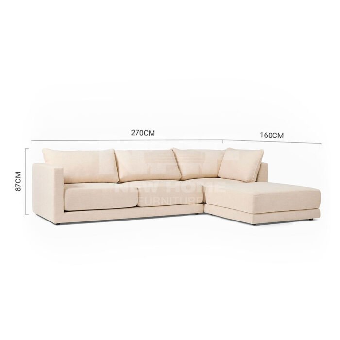 Pawnee Luxe 3-Piece Ottoman Sectional - Image 3