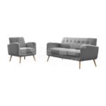 Kervo Modern Luxe 2-pcs Sofa - Image 5