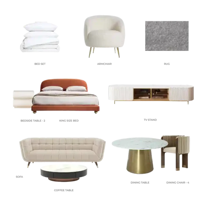 Blush Luxe Collection - 1 Bedroom - Image 1