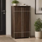 NHF-404 2-Door Shoe Rack Cabinet with 6 Shelves, Spacious Shoe Storage Cupboard for Entryway, Bedroom & Home - Image 4