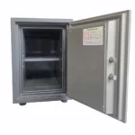 NHF-50-KL Steel Security Safe Beige-Gold.H45xW34.3xD36.8 ,with Dual Key Lock, Compact Fire‑Resistant Safe for Home & Office. - Image 3