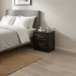 NHF-810 Side Table with Drawers H45 x W44 x D40 cm Compact Storage Layout - Image 3