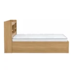 NHF-308 Storage Bed 212 x 89 x 98 cm Integrated Storage Headboard, Clean Modern Finish - Image 4