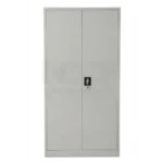 NHF-GK-18 Double Door Metal Wardrobe Grey H185 × W90 × D40 cm, with Locking System, Space-Saving Storage Cabinet for Home, Office & Hotels. - Image 2